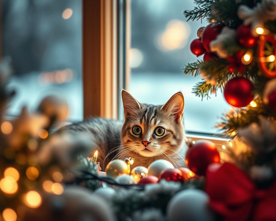 Mačka na božični voščilnici – kako jo lepo fotografirati?
