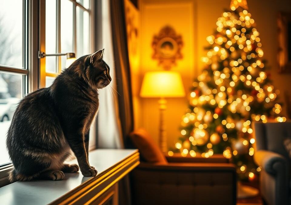 Mačke in božični vonji – čemu se izogniti?