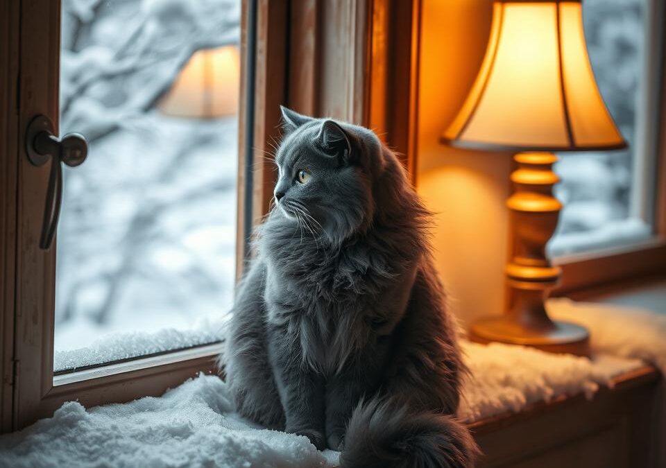 Zimsko fotografiranje mačk – nasveti za dobre slike