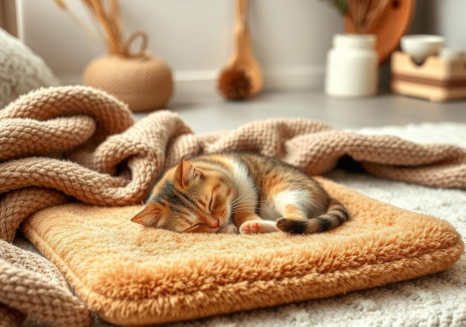 Mačka in grelna blazina – da ali ne?