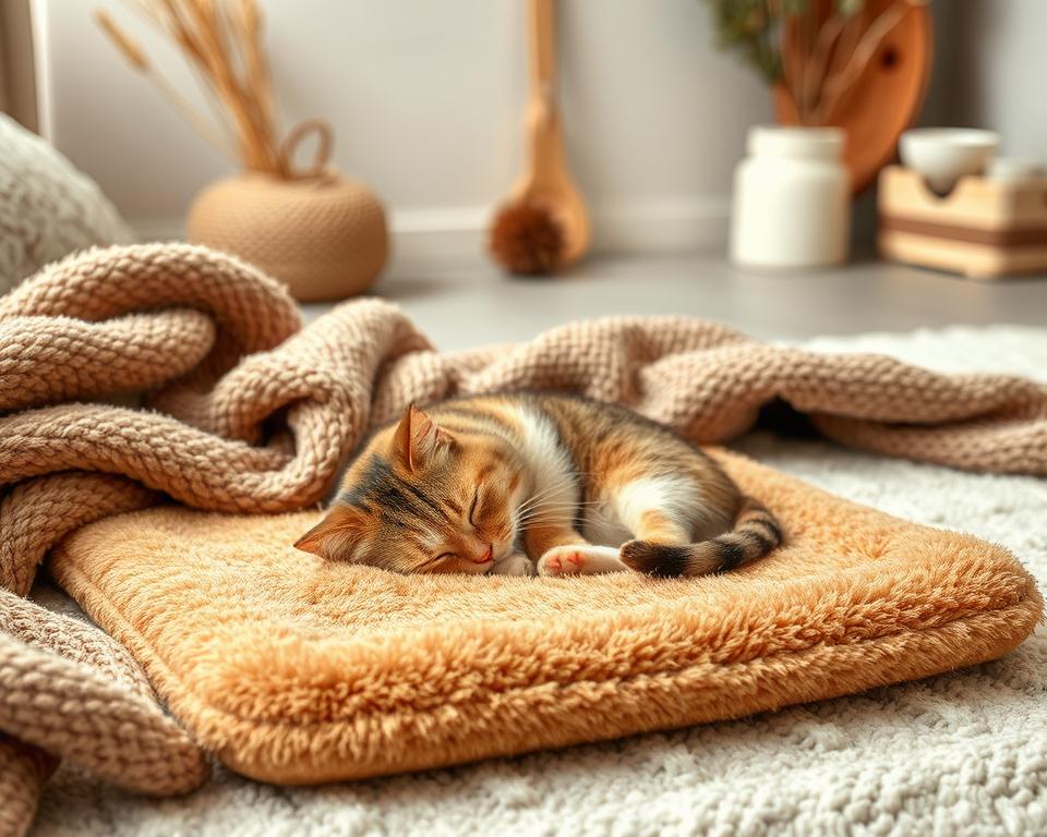 Grelna-blazina-za-macke-pozimi-1 Grelna blazina za mačke pozimi