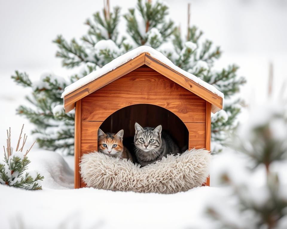 Hisica-za-macko-pozimi Hišica za mačko pozimi