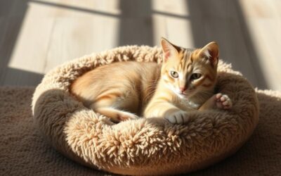 Mačka in hladen pod – nasveti za toplo ležišče