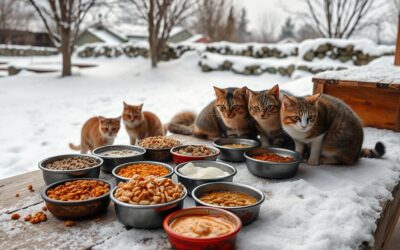 Mačji blog 20 Hranjenje zunanjih mačk pozimi – na kaj moraš paziti?