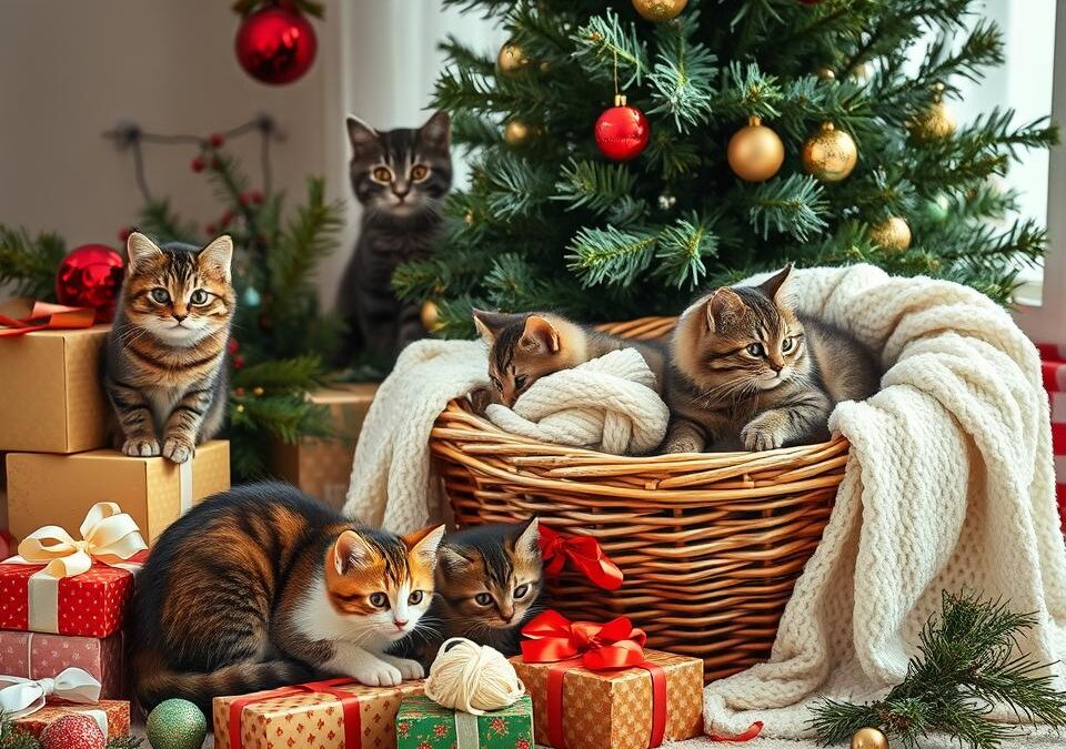 Zimske ideje za darila za mačke