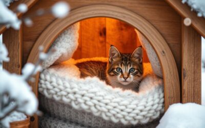 Kako pripraviti zimsko skrivališče za svojo mačko?