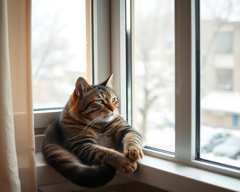 Macja-dolgcas-pozimi Mačja dolgčas pozimi