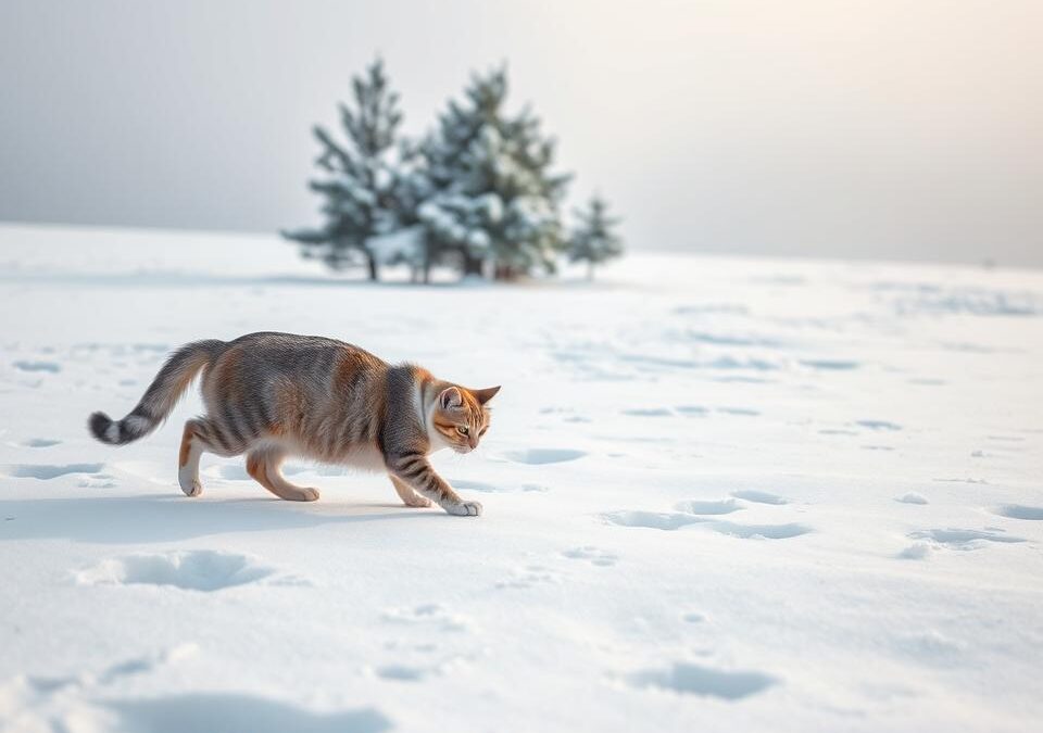 Mačke in sneg – kaj smejo in česa ne?