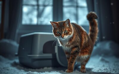 Mačka urinira izven mačjega stranišča pozimi – možni razlogi