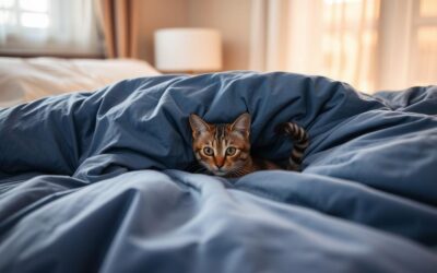 Mačji blog 22 Zakaj se tvoja mačka skriva pod odejo?