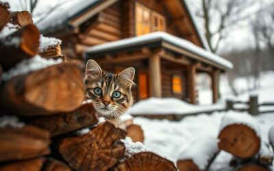 Zakaj se tvoja mačka skriva v hladnih dneh?
