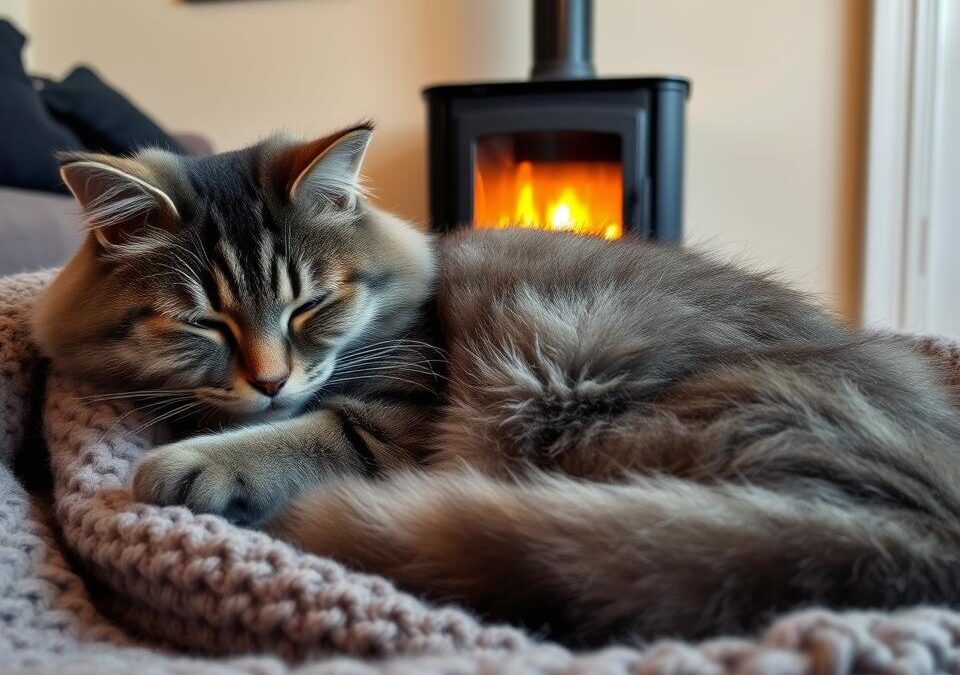 Zakaj je tvoji mački hladno, čeprav je v stanovanju?