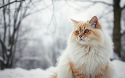 Zimska nega dlake pri dolgodlakih mačkah