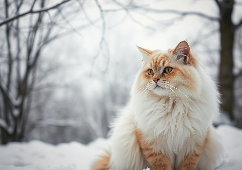 Zimska nega dlake pri dolgodlakih mačkah