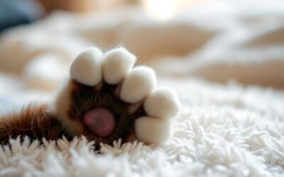 Nega mačjih tačk pozimi – nasveti in triki