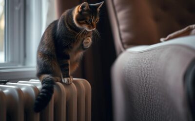 Mačji blog 23 Mačke in radiatorji – kako preprečiti opekline