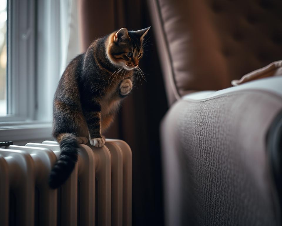 Nevarnost-radiatorja-za-macko-pozimi Nevarnost radiatorja za mačko pozimi