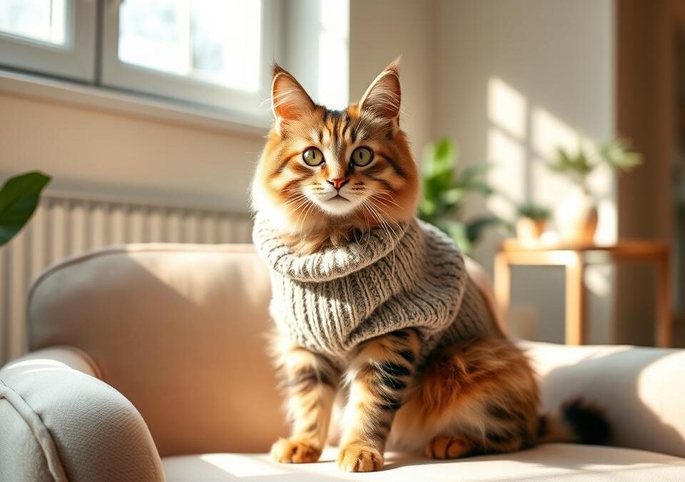 Kako obleči mačko, če je potrebno?