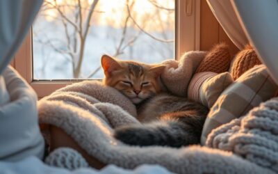 Najboljše zimske odeje in skrivališča za mačke