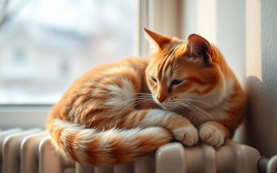 Mačke in ogrevanje – nevarnost ali udobje?