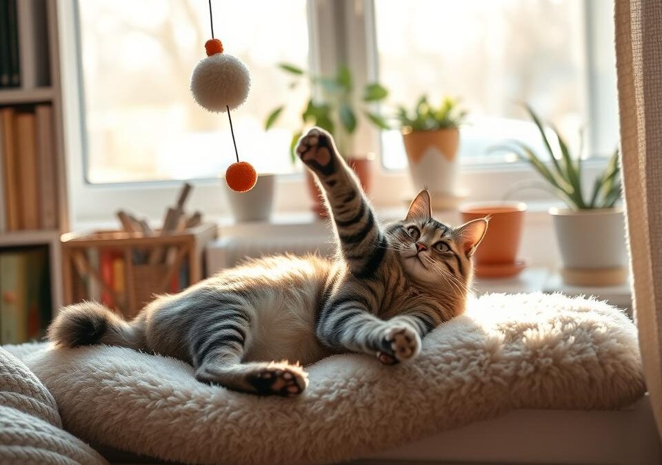 Kako ohraniti mačko aktivno pozimi?