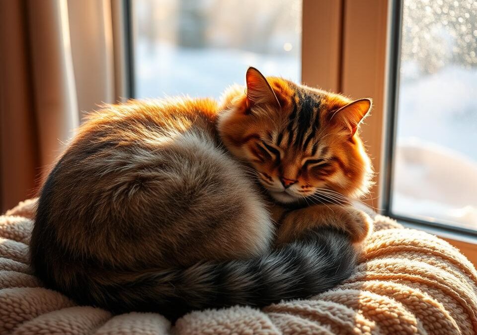 Zakaj je tvoja mačka pozimi bolj apatična?