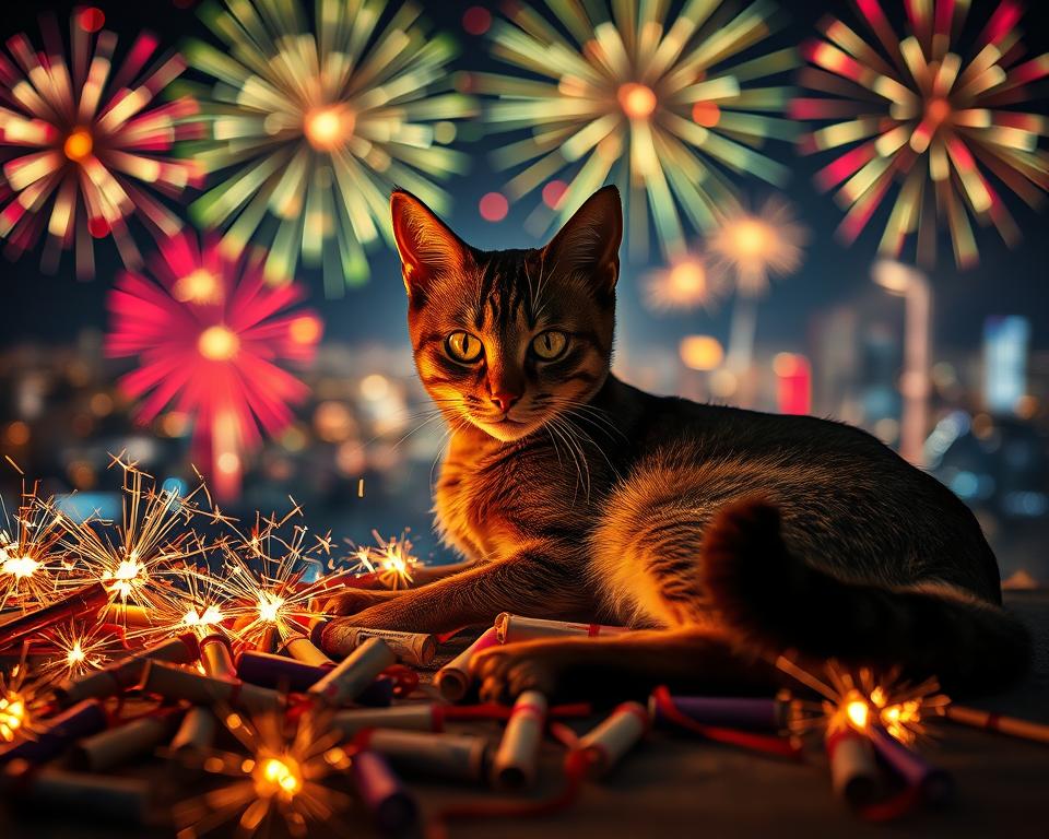 Petarde in novo leto – stres mačke pozimi