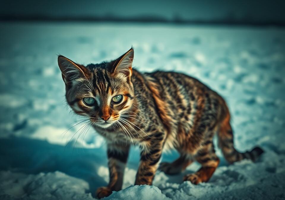 Kaj storiti, če vidiš zapuščeno mačko na mrazu?