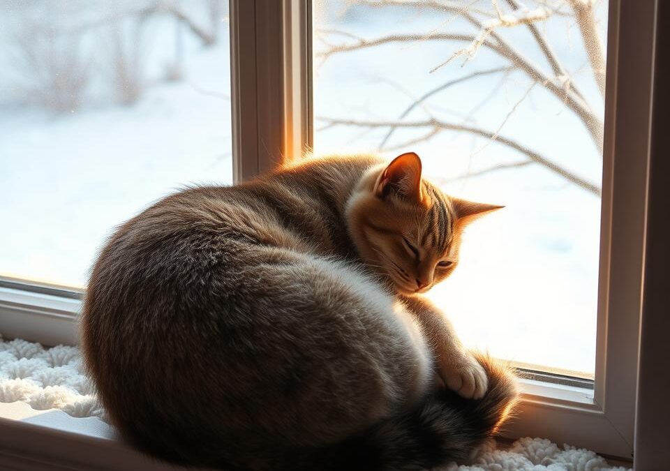 Zakaj tvoja mačka pozimi več prede?