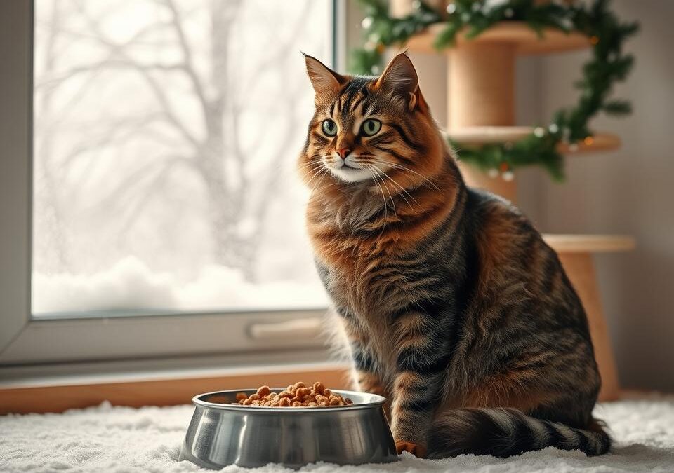 Zimske spremembe v prehrani mačk