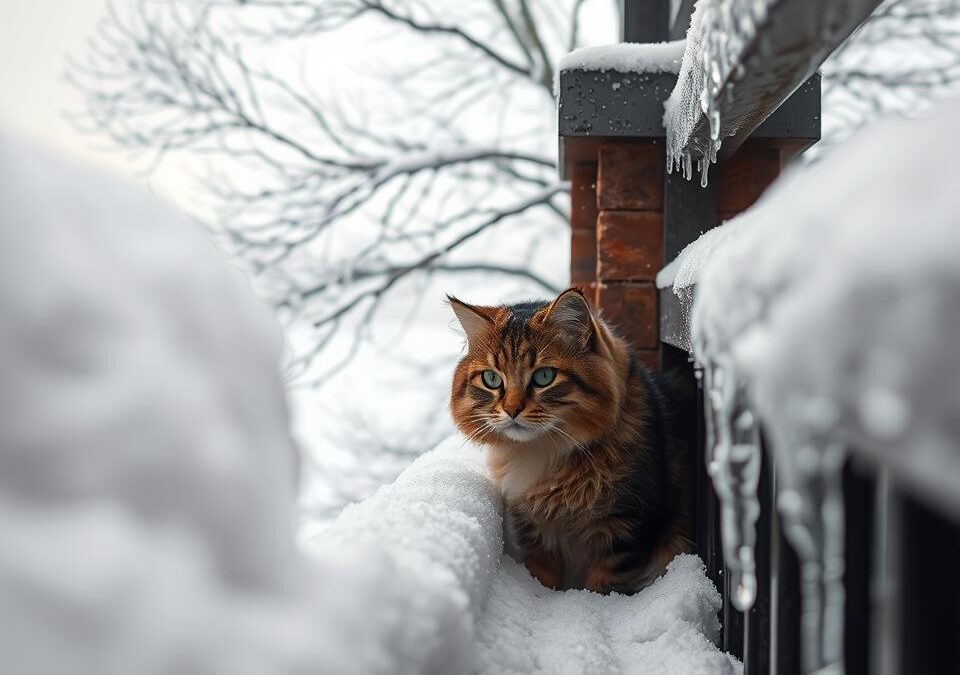 Kako preživeti najhladnejše mesece kot zunanja mačka