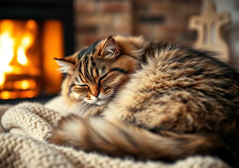 Zakaj mačka pozimi pridobi težo?