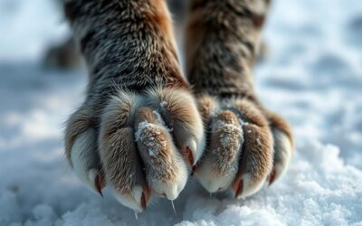 Mačji blog 18 Razpoke na mačjih tačkah pozimi – možni vzroki