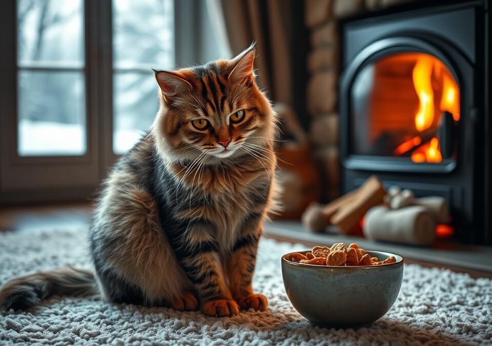 Kako se pozimi spreminja apetit mačke?