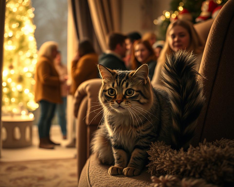 Stres-macke-zaradi-gostov-pozimi Stres mačke zaradi gostov pozimi