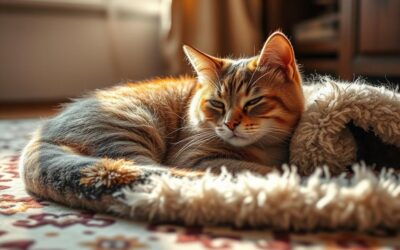 Mačka in preproga – zimsko udobje ali stres?