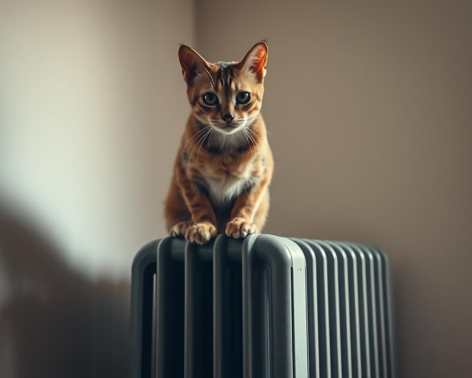 Uporaba-radiatorja-pri-macki-pozimi Uporaba radiatorja pri mački pozimi