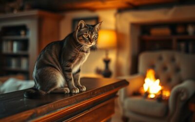 Mačji blog 17 Mačke in kamin – kaj moraš vedeti?