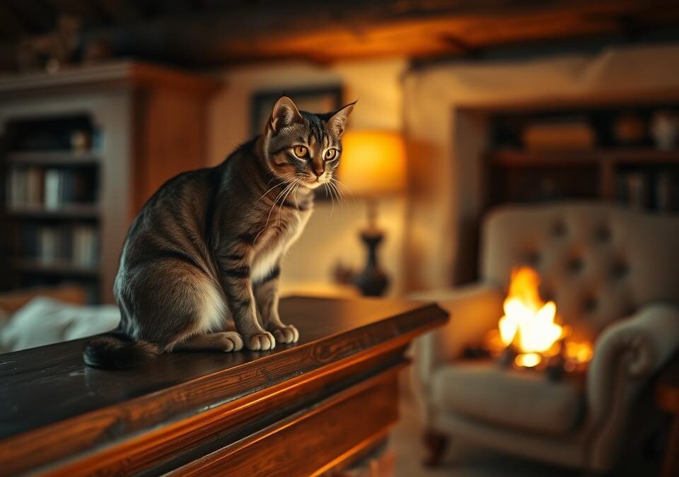 Mačke in kamin – kaj moraš vedeti?