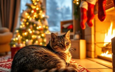 Vedenje mačk v prazničnem obdobju