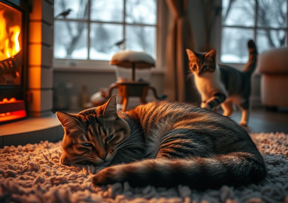 Zimske spremembe v vedenju mačk