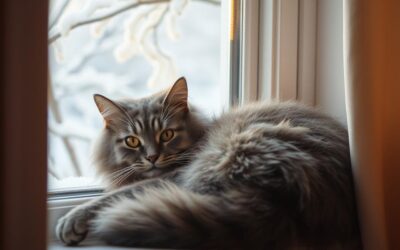 Mačka pozimi – notri ali zunaj?