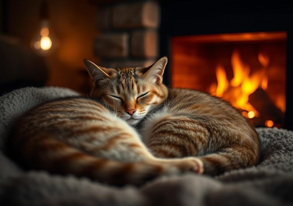 Pomanjkanje gibanja pozimi pri mačkah – kako jih spodbuditi?