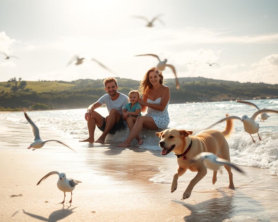 bonton družinskih počitnic s psom