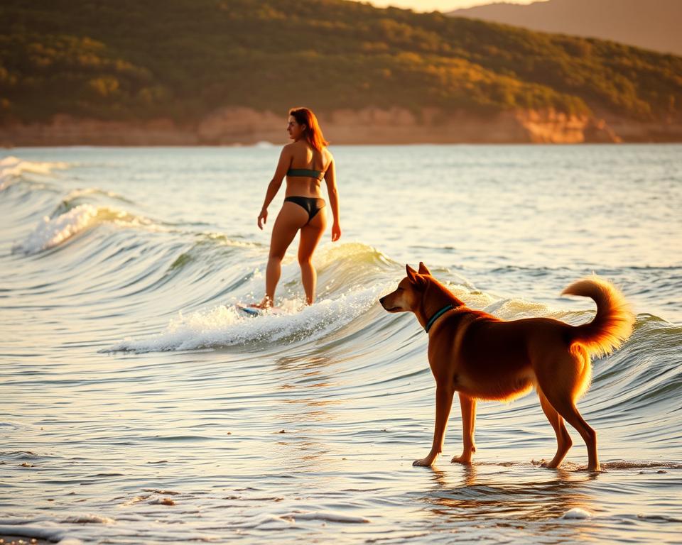 deskanje-s-psom deskanje s psom