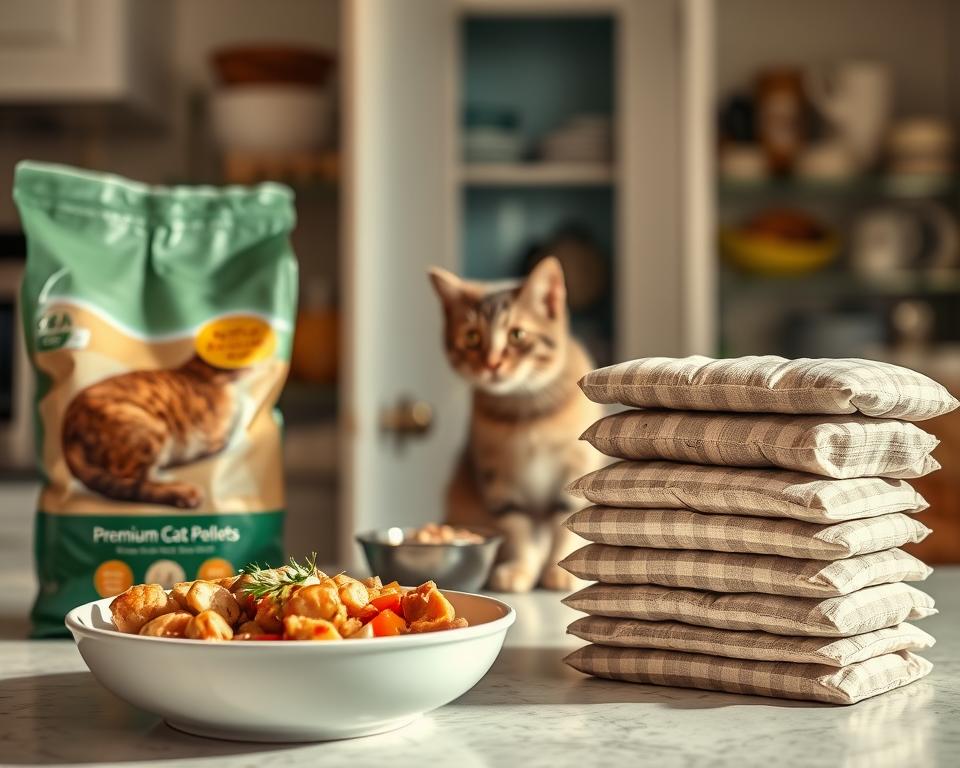 domača hrana ali briketi za mačko