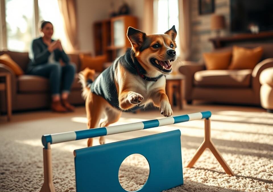 Domači agility trening za pse – Vse, kar moraš vedeti o tem!