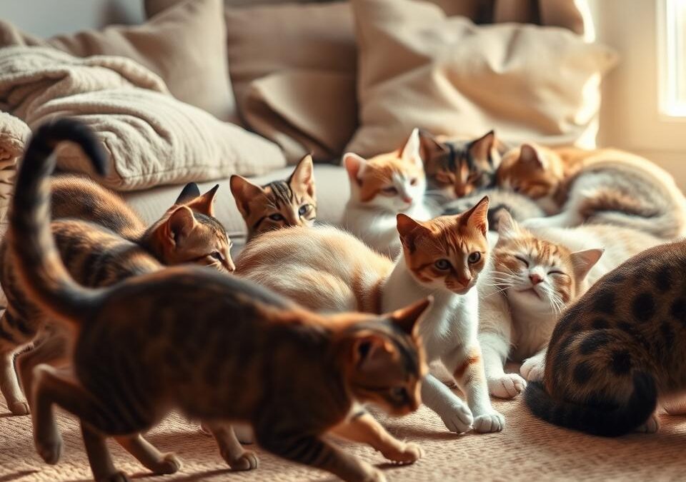 Družbene interakcije mačke – Vse, kar moraš vedeti o tem!