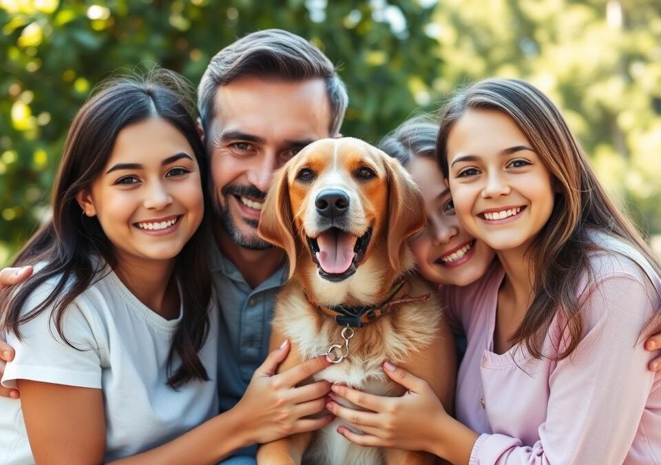 Družinsko fotografiranje s psom – Vse, kar moraš vedeti o tem!