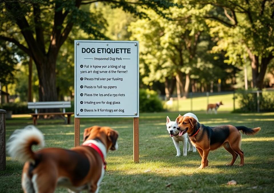 Etiketa na pasjem igrišču – Vse, kar moraš vedeti o tem!